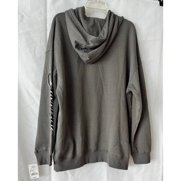 Snoopy Stay Cool Hoodie Gray Airbrush Graphic Peanuts Hybrid Apparel XL - Picture 11 of 16